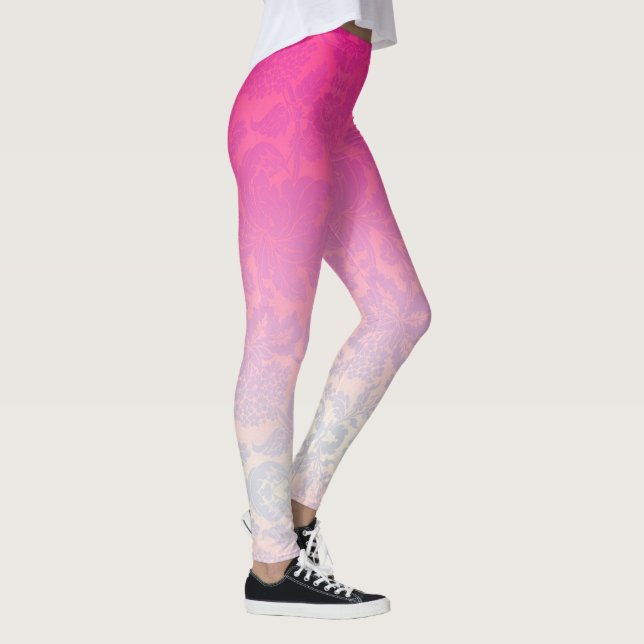 Trending Ombre Damask Leggings (Right)