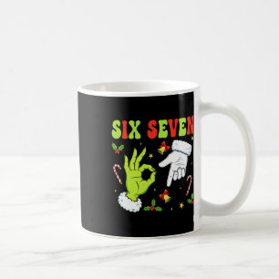 Trending Six Seven Christmas Meme 67 Xmas Funny Ch Coffee Mug