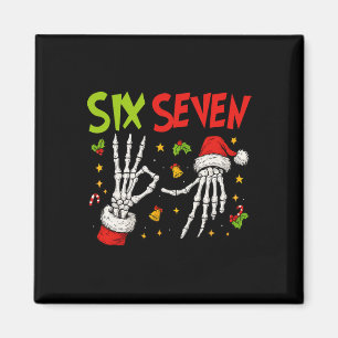 Trending Six Seven Meme Christmas 67 Xmas Men Wome Magnet