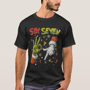Trending Six Seven Meme Christmas 67 Xmas Men Wome T-Shirt