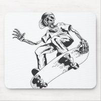 Trending Skating Skeleton play skateboard