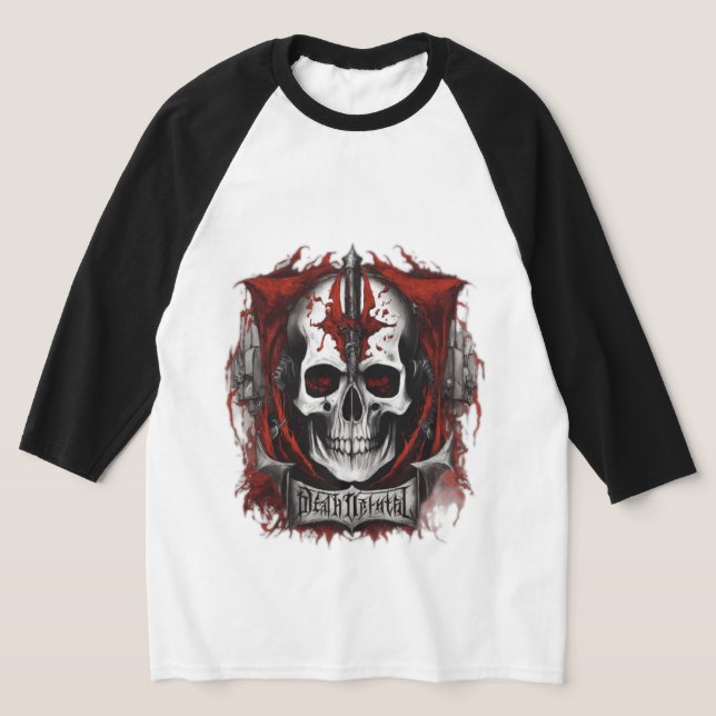 Trending skull design. T-Shirt (Laydown)