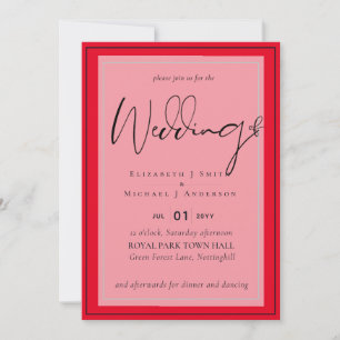 Trending Wedding Colours BLACK and RED BUDGET