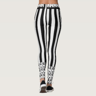 Trending Zebra Chic Monochrome Leggings