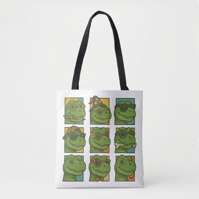Trendosaurus Rex Tote Bag (Front)