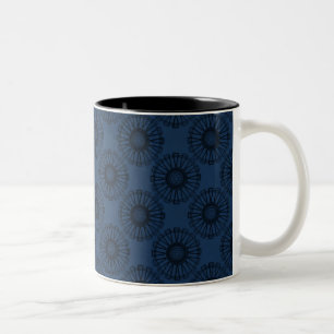 Trendsetter Mug, Dark Blue Two-Tone Coffee Mug