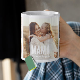 Trendy 5 Photo Collage Mama Coffee Mug