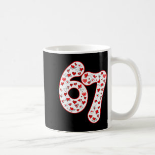 Trendy 6 7 Meme Six Seven Valentines Day 6 7  Coffee Mug