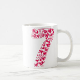 Trendy 6 7 Viral Sketch Heart 67 Cute Valentine Ma Coffee Mug