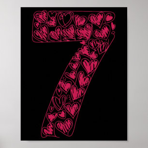 Trendy 6 7 Viral Sketch Heart 67 Cute Valentine Ma Poster