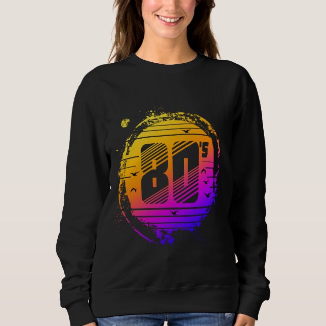 trendy 80's vintage  sweatshirt (Front)