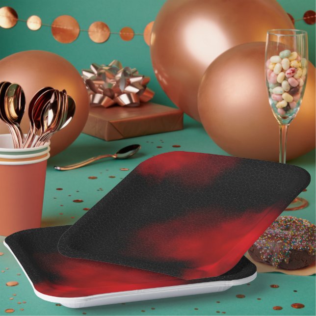 Trendy 9" Square Paper Plate for Any Occasion (Multi)