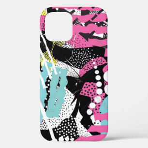 Trendy Abstract Coloured iPhone 12 Case
