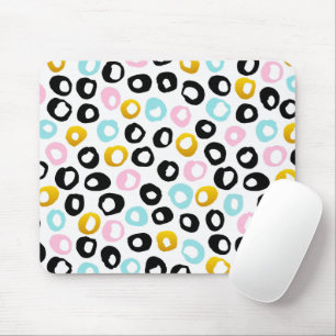 Trendy Abstract Dots Pattern Mouse Pad