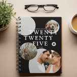 Trendy Abstract Photo Collage 2025 Planner<br><div class="desc">Create your own personalised planner for 2025. Design features an abstract photo collage with 3 pictures of your choice,  circular shapes,  the year in lettering and name.</div>