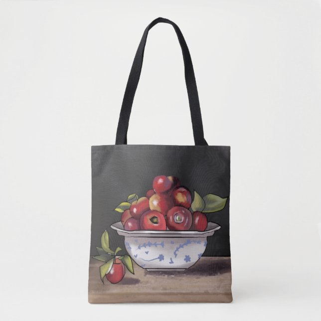 Trendy Aesthetic Everyday Canvas Tote Bag (Front)