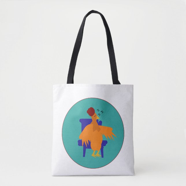 Trendy Aesthetic Everyday Canvas Tote Bag (Front)