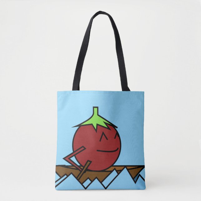Trendy Aesthetic Everyday Canvas Tote Bag (Front)