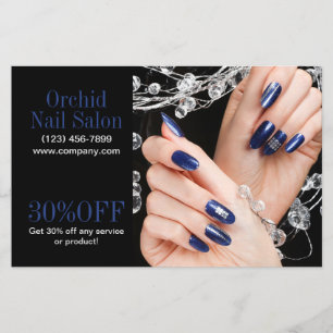 Trendy Aesthetician SPA Nail Salon Price Lists Flyer