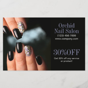 Trendy Aesthetician SPA Nail Salon Price Lists Flyer