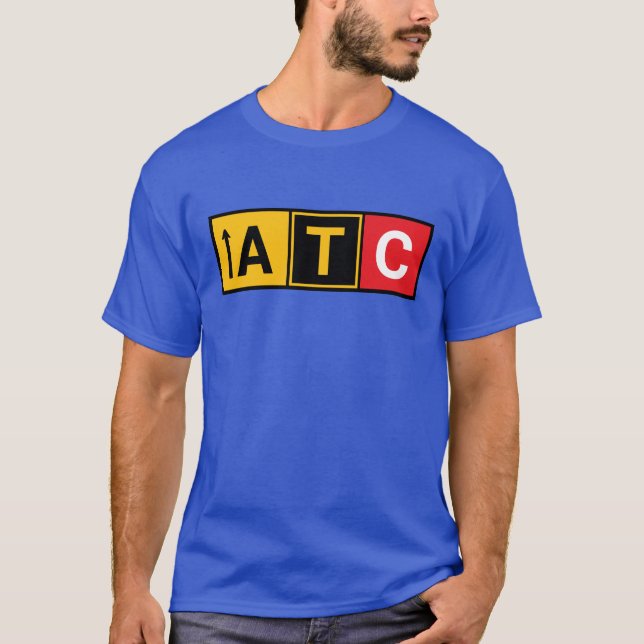 Trendy Air Traffic Control T-Shirt from the Runway (Front)
