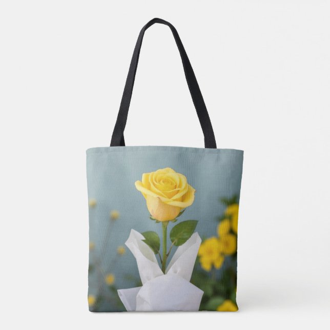 Trendy All-Over-Print Tote Bag – Durable & Stylish (Back)