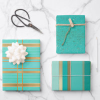 Trendy and Chic Blue and Gold Accented