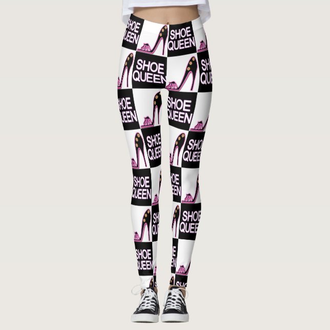 TRENDY AND CHIC SHOE LOVER LEGGINGS (Front)