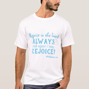 Trendy and Christian Rejoice in the Lord T-Shirt