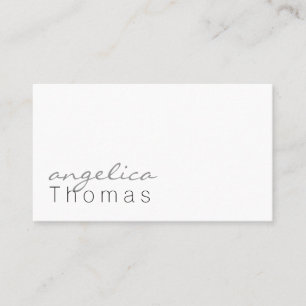 Trendy and Elegant Business Card