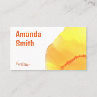 Trendy and simple abstract light colours cool business card