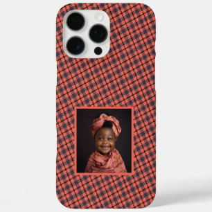 Trendy Anniversary Gifts Plaid Pattern iPhone 16 Pro Max Case