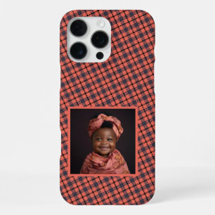 Trendy Anniversary Gifts Plaid Pattern iPhone 16 Pro Max Case