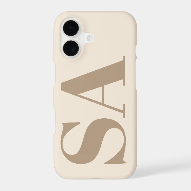 trendy Antique White with Monogram Case-Mate (Back)