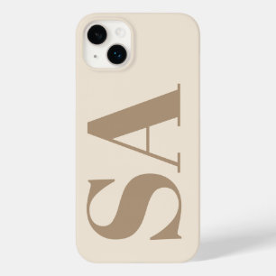 trendy Antique White with Monogram Case-Mate iPhone 14 Plus Case