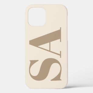 trendy Antique White with Monogram Case-Mate iPhone 12 Pro Case