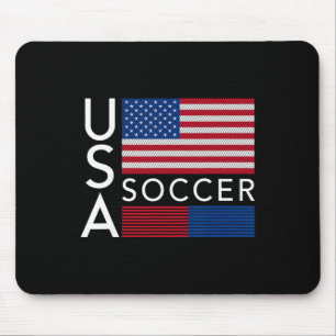 Trendy Apparel Usa American Flag Soccer Team Sport Mouse Pad