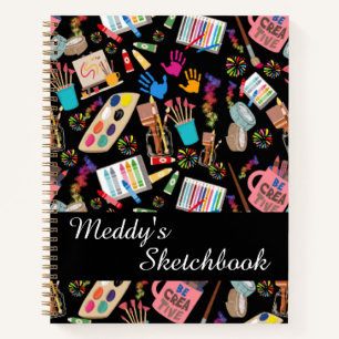 Trendy Art Supplies Design for Artists Notebook