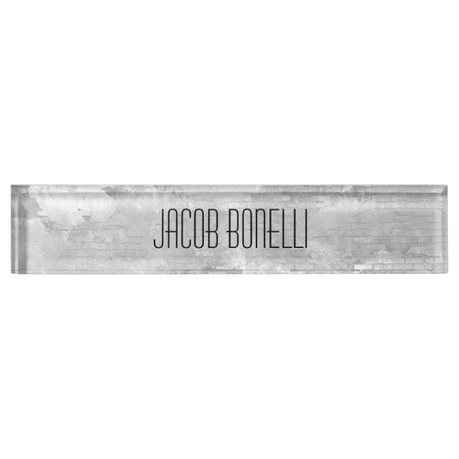 Trendy Attractive Wall Design Modern Nameplate (Front)