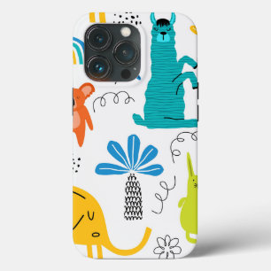 Trendy Australia Blue Orange Green Yellow Tough iPhone 13 Pro Case