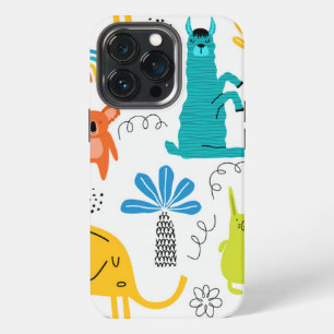 Trendy Australia Blue Orange Green Yellow Tough iPhone 13 Pro Case