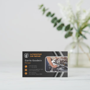 Trendy Automotive Car Repair    Custom Business Card