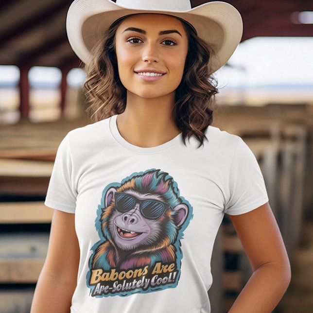 Trendy Baboon: Shades and Swag T-Shirt (Creator Uploaded)