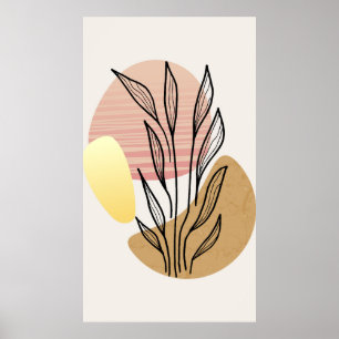 Trendy background design poster