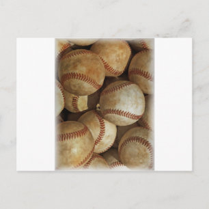 Trendy Baseball Artwork Postcard