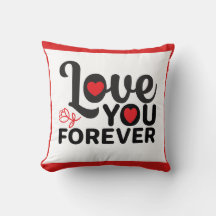 Trendy Beautiful Valentine's day Red pillow