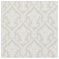 Trendy Beige Baroque Damask Pattern