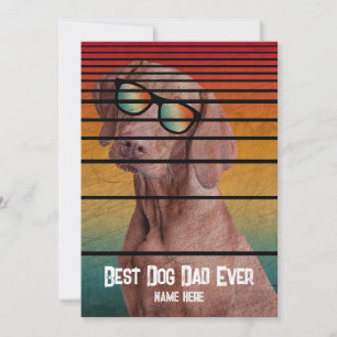 TRENDY BEST DOG DAD EVER FATHERS DAY GIFT INVITATION