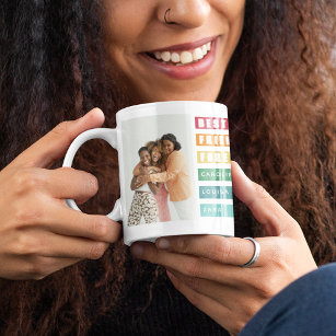 Trendy Best Friends Forever Photo Collage  Magic Mug