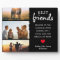 Trendy Best Friends Photo Collage & Quote